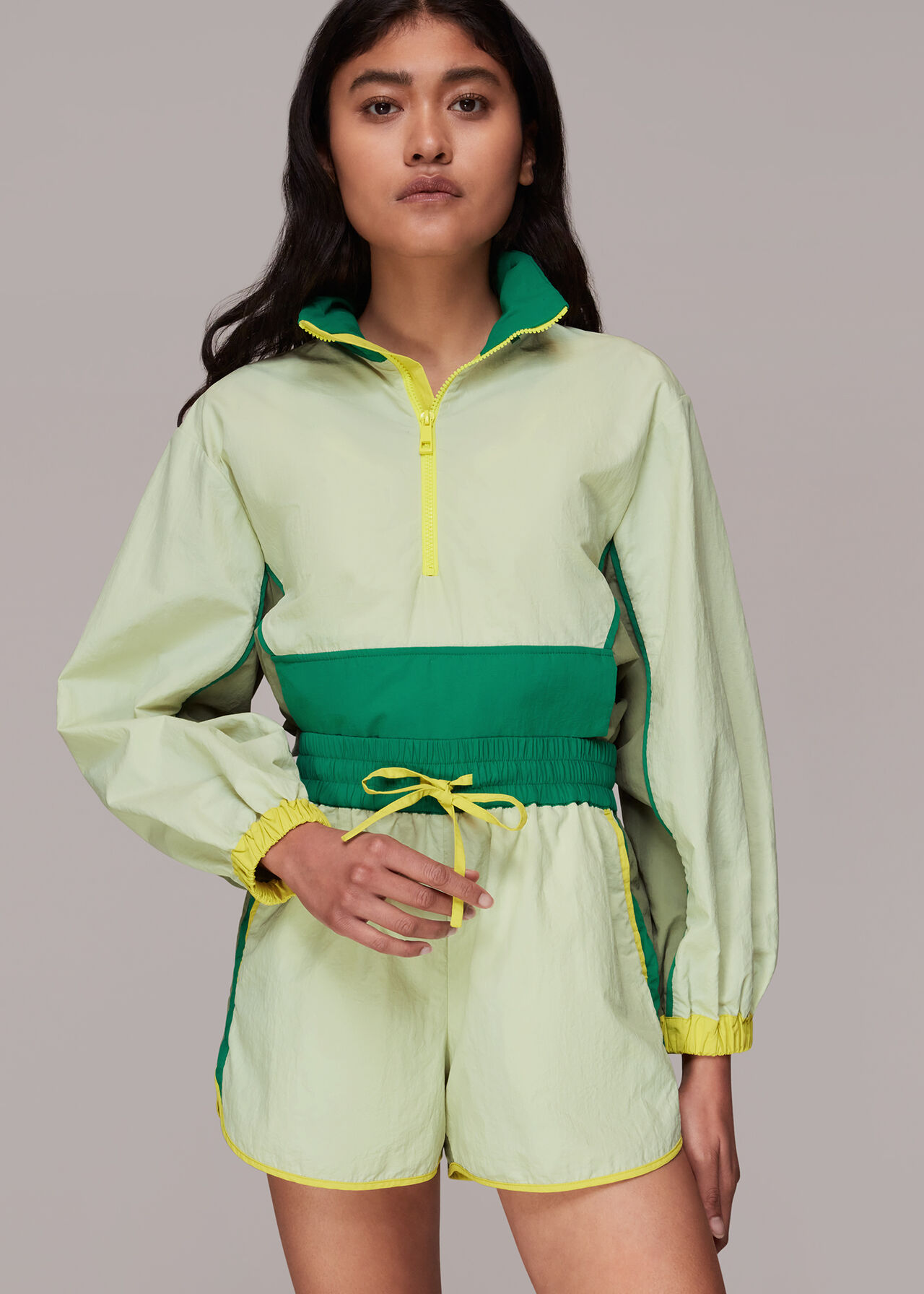 Colour Block Running Short